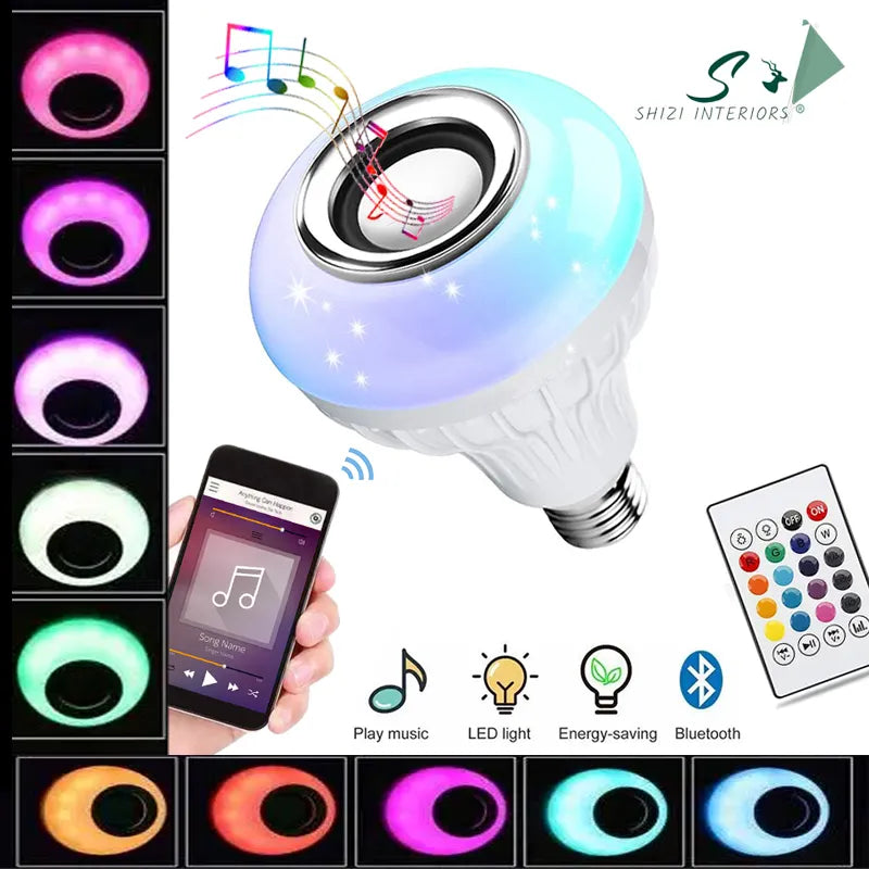 Smart LED Bluetooth Speaker Bulb Lights