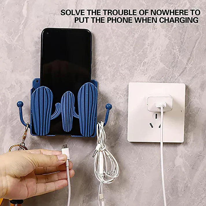 Self Adhesive Cactus Shape Mobile Holder