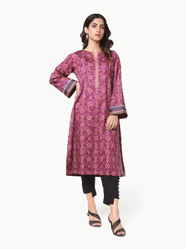Pret 1Pc Printed Khaddar Shirt - EWTKA22-68557