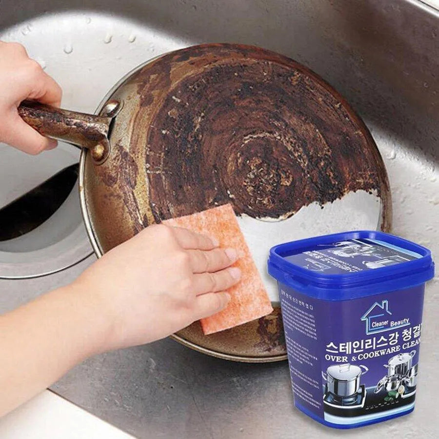 100% Orignal imported Cookware Cleaner Kitchen Wash Paste Household Stainless Steel Cleaning Paste