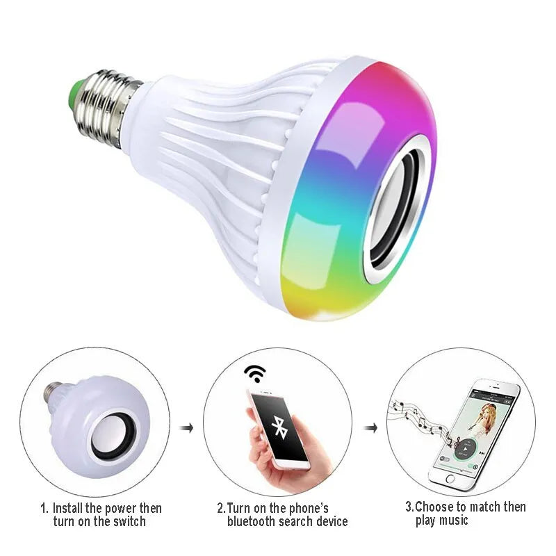 Smart LED Bluetooth Speaker Bulb Lights
