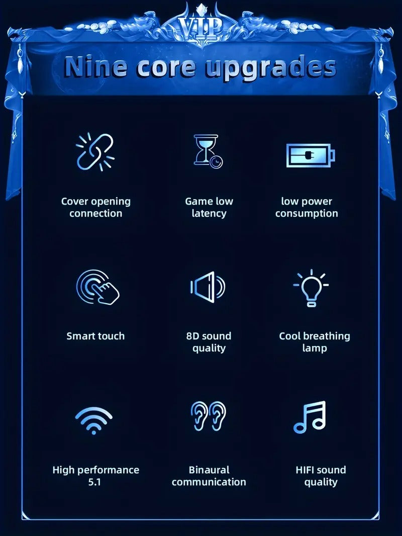 Sleek TWS Wireless Earbuds