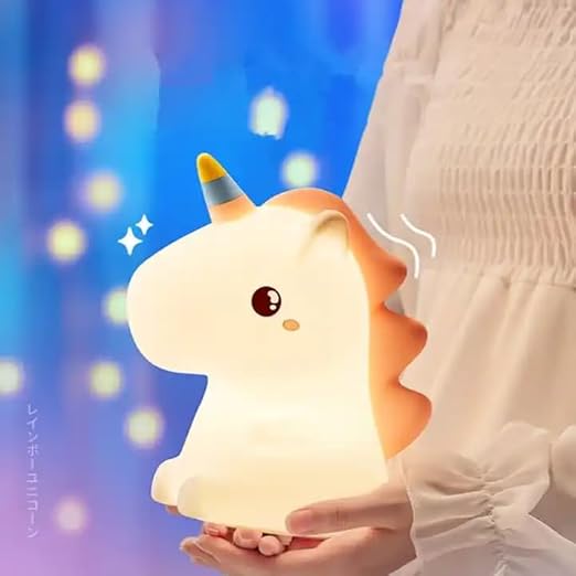 Soft Rainbow Unicorn Led Table Lamp