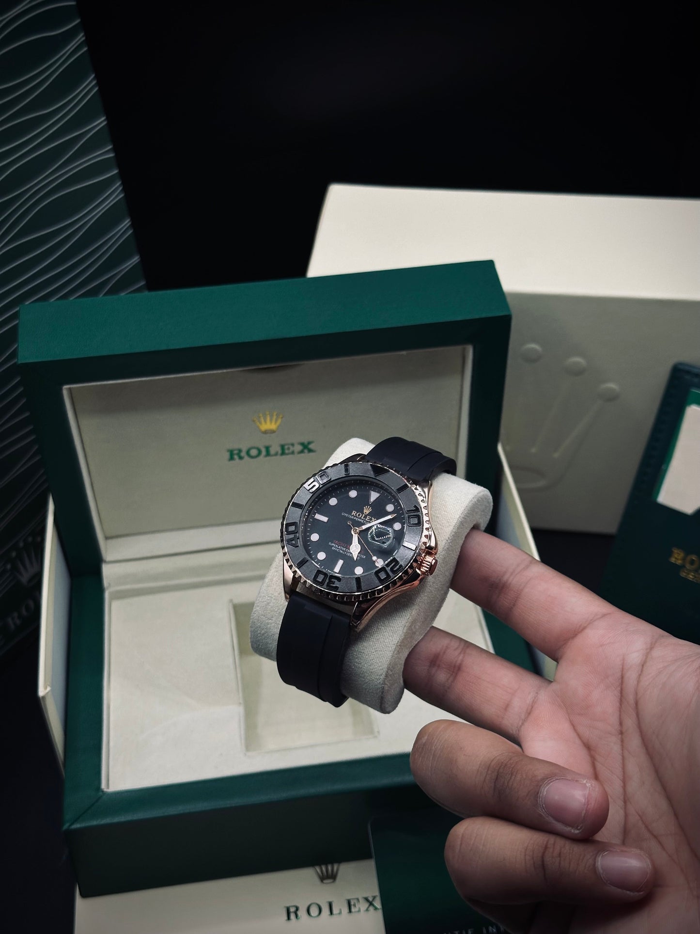 Rolex Yatch Master (silicone straps)