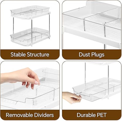2-Tier Multi-Purpose Pull Out Organizers