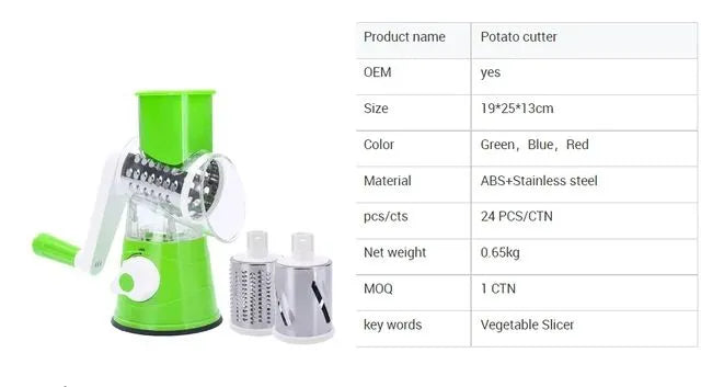 3 in 1 Vegetable Cutter Machine