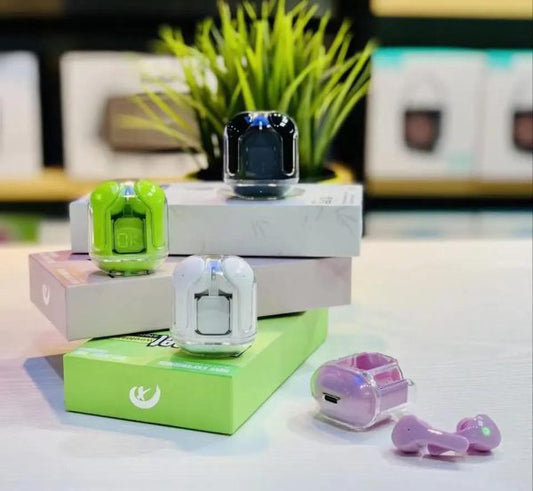 Air31 Earbuds Wireless Crystal Transparent And Bluetooth
