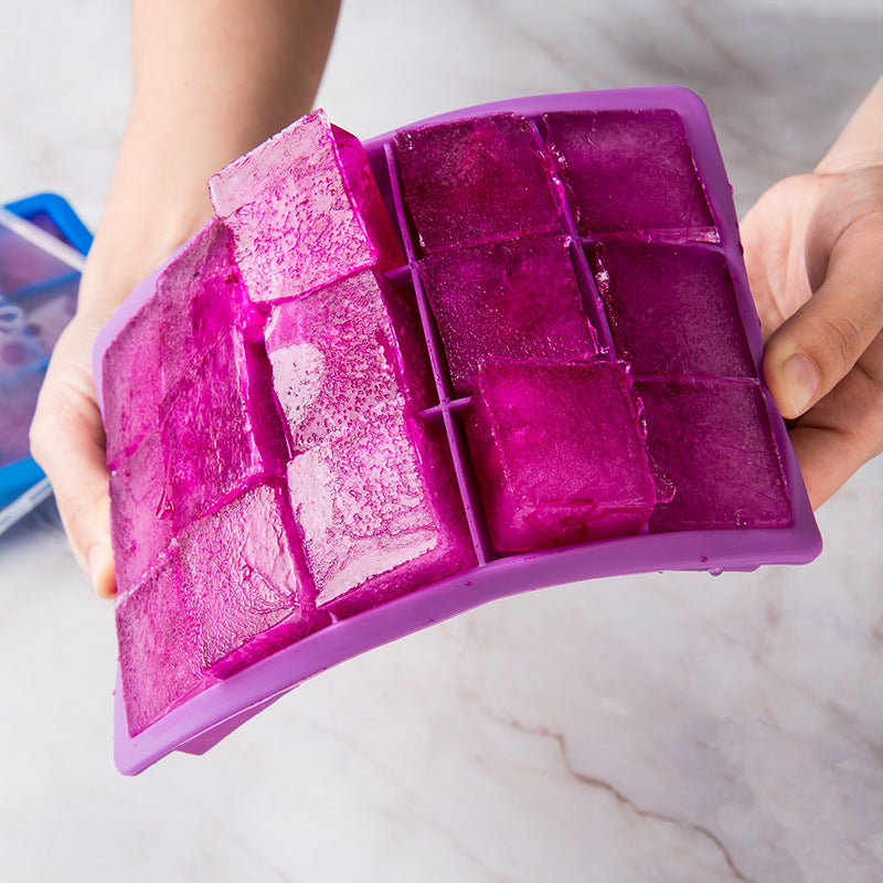 15 Grid Silicone Ice Tray With Lid