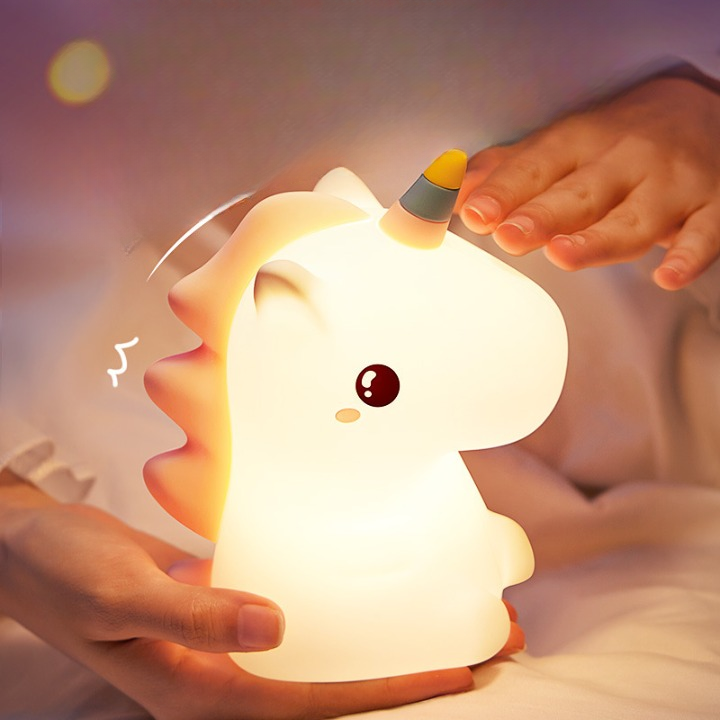 Soft Rainbow Unicorn Led Table Lamp