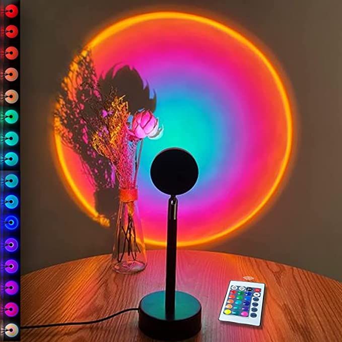 Sunset Lamp Multi Color With Remote