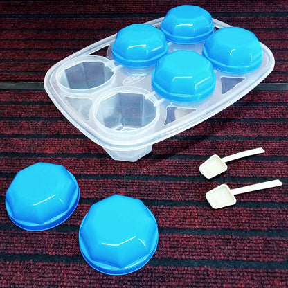 6 in 1 Masala Box With Spoon
