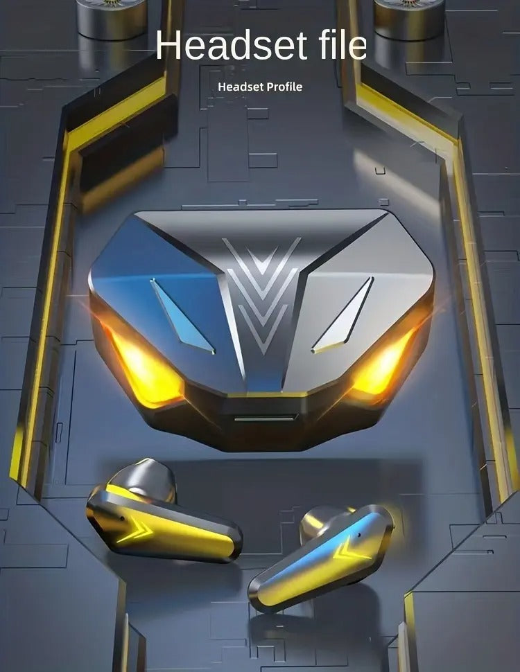 2024 Futuristic Black Wireless Earbuds