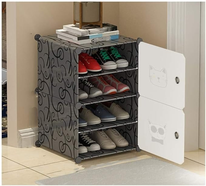 Attachable Cube Cabinet & Shoes Rack Regular