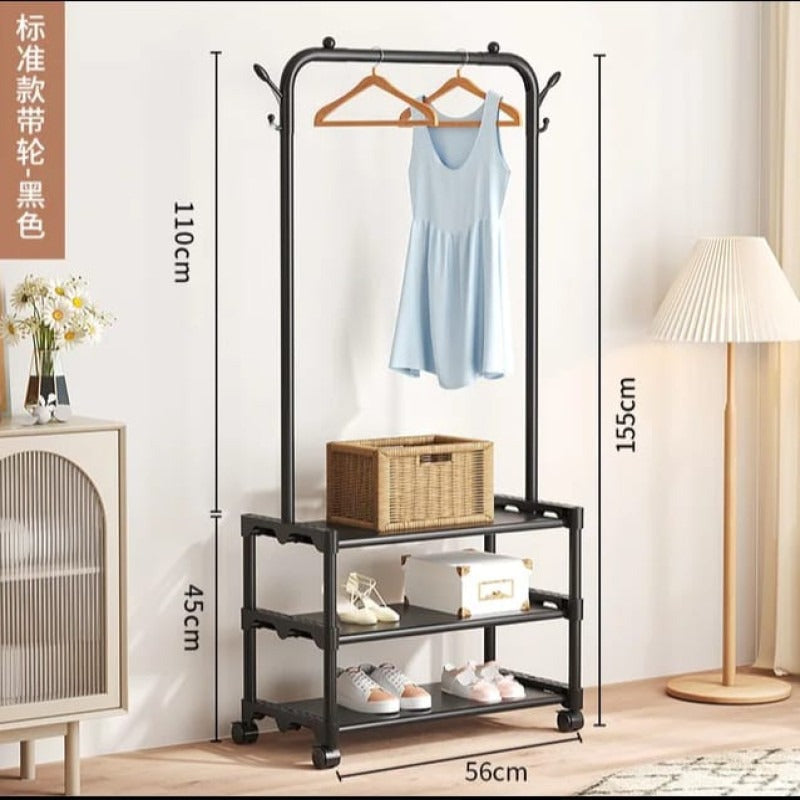 3 Layer Multipurpose Hanging Rack for Clothes and Accessories
