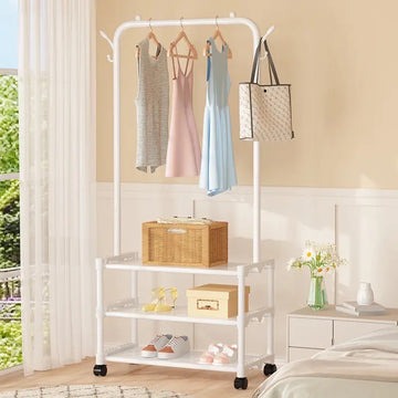 3 Layer Multipurpose Hanging Rack for Clothes and Accessories