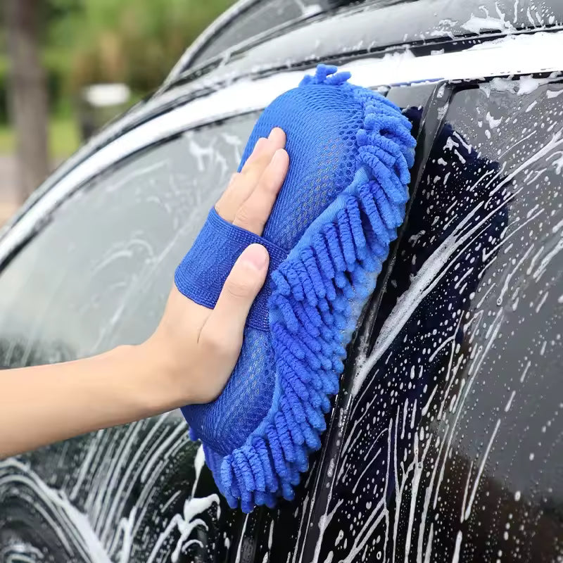 Car Wash Microfiber Chenille Car Wash Sponge Care Washing