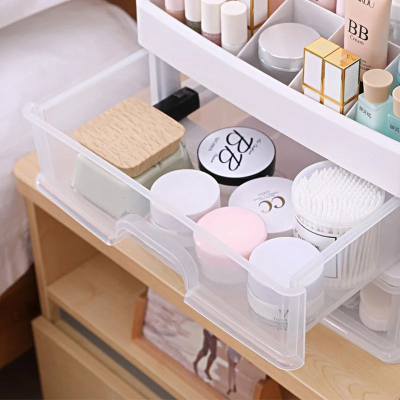 3-Drawer Desktop Cosmetic Storage Box