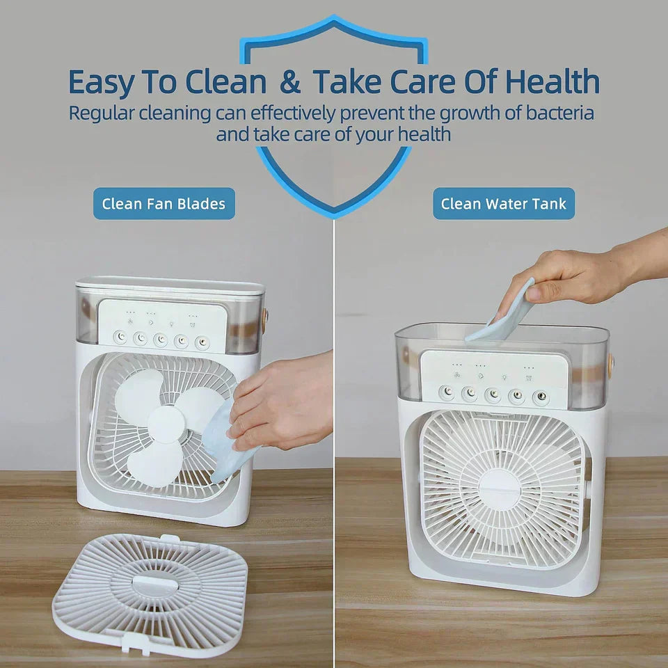Portable Humidifier Air Cooling Conditioner Fan