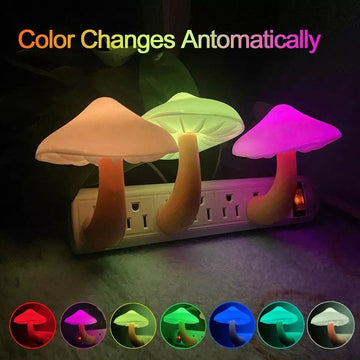 Big Mushroom Style Motion Sensor LED Decoration Light